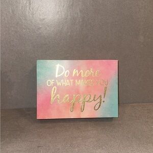 Hobby Lobby Pastel Wall Art with Gold Text
